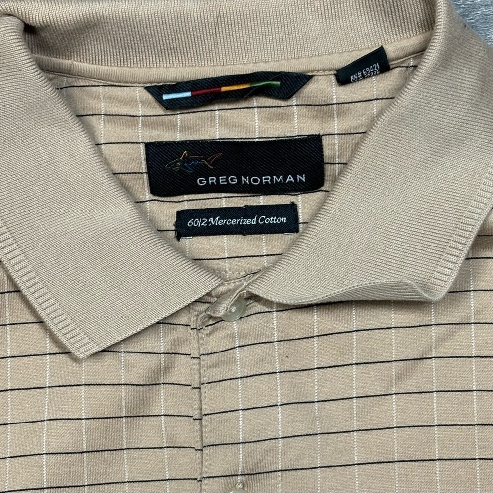 Greg Norman Mercerized Cotton Golf Polo XL 229 - Picture 5 of 9
